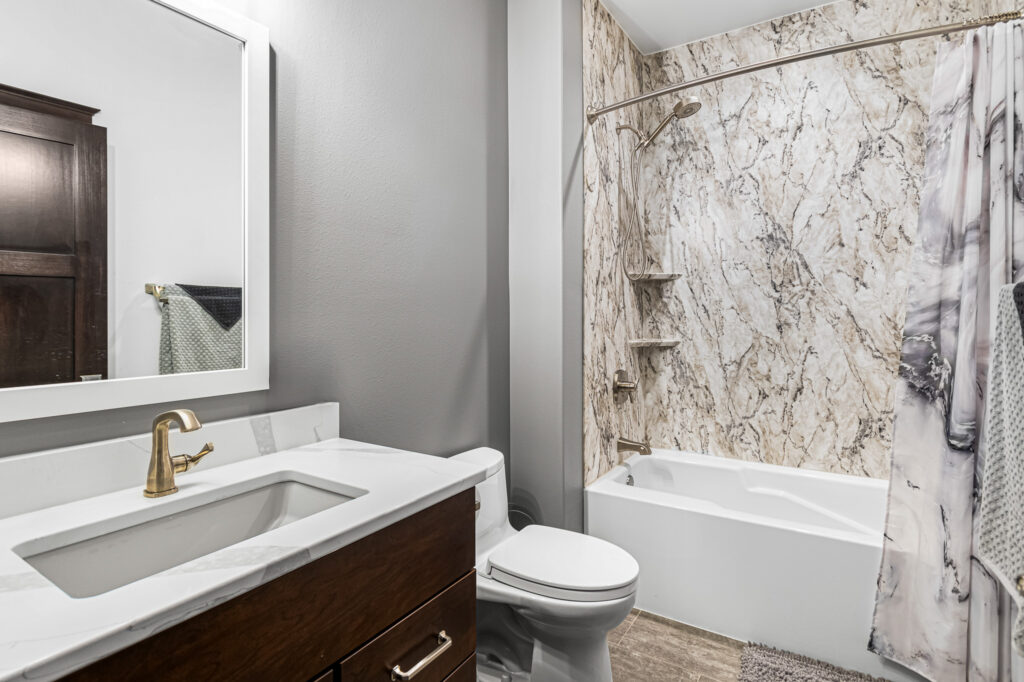 Hometown Restyling Bath Planet product in a bathroom remodel