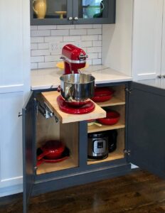 Kitchen Remodel Upgrade Ideas: A mixer shelf lift
