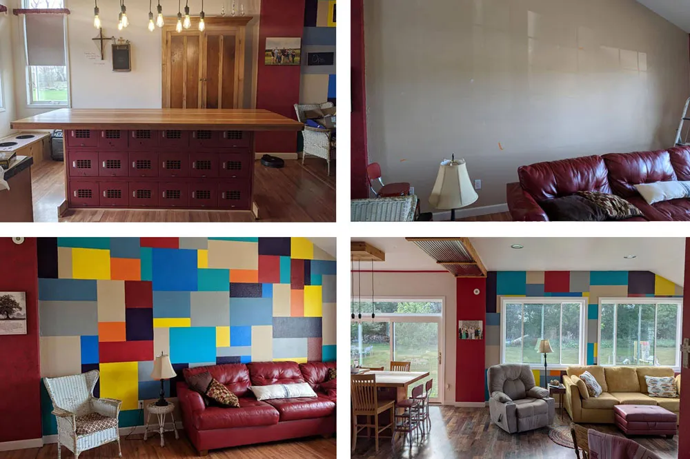 Hometown restyling remodel Before After
