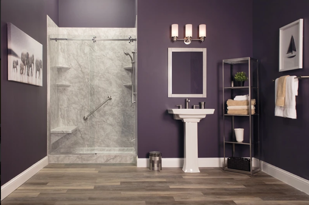 Fast & Flawless Bathroom Remodels with Hometown Restyling and Bath Planet 2 Bath Planet Bathroom Remodel Tub-to-Shower Hometown Restyling