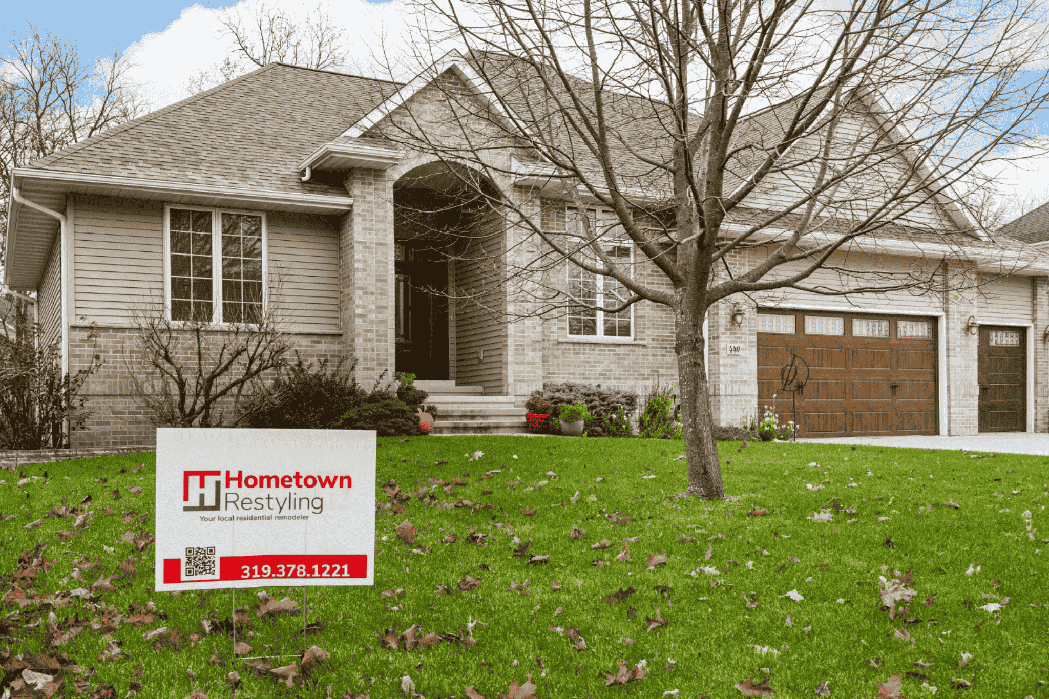 Home 104 Hometown Restyling Yard Sign Subcontractor